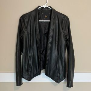 Jack vegan leather jacket; Women's size small.